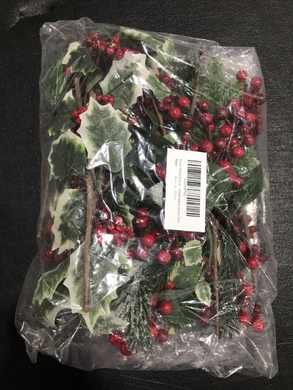 Photo 1 of 16 PACK ARTIFICIAL CHRISTMAS HOLIDAY HOLLY. 