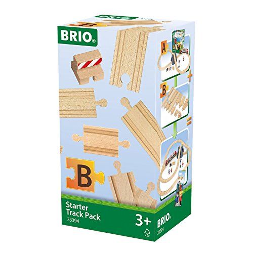 Photo 1 of BRIO World Wooden Railway Train Set - Starter Track Pack - Ages 3+
