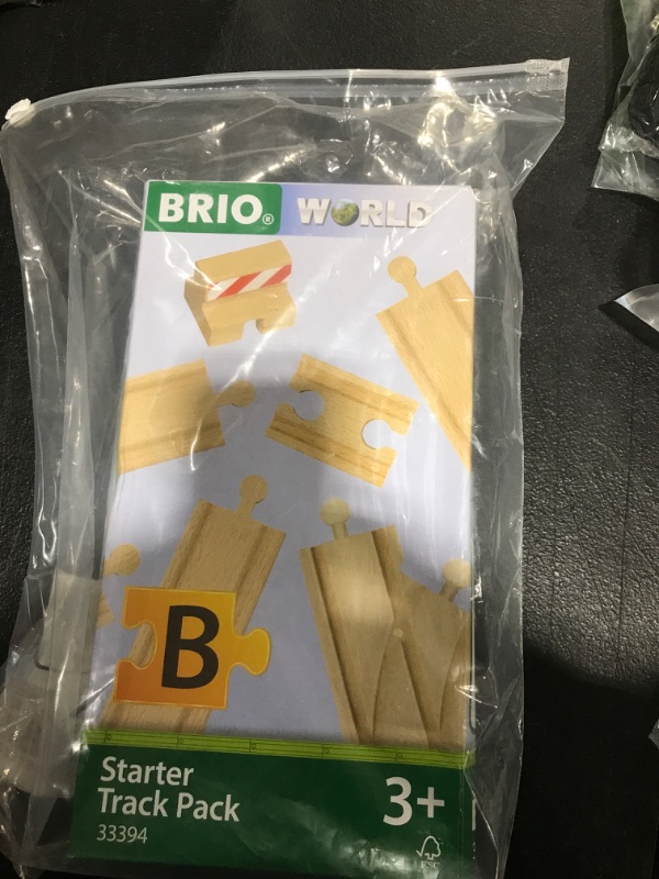 Photo 2 of BRIO World Wooden Railway Train Set - Starter Track Pack - Ages 3+
