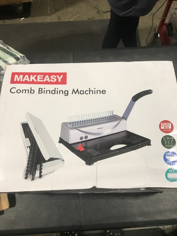 Photo 1 of Comb Binding Machine