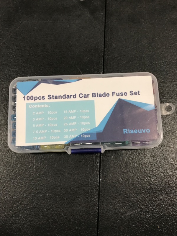 Photo 1 of 100 pcs standard car blade fuse set