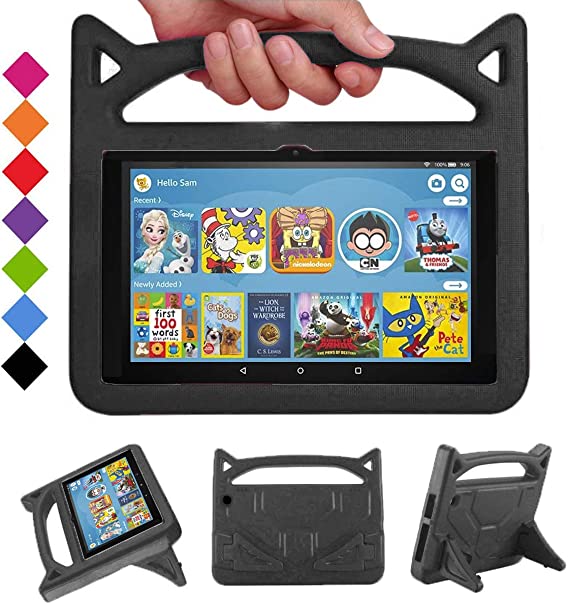 Photo 1 of BAG OF 5 All-New 8in Case for Kids 2022/2020 -SHREBORN Lightweight Shockproof Case with Stand Handle [Kids Friendly] for ??8 Tablet(Just for 12th /10th Generation, 2022/2020 Release)-Black