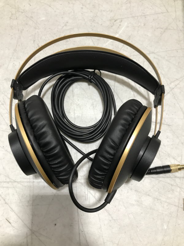 Photo 1 of AKG Pro Audio K92 Over-Ear, Closed-Back, Studio Headphones, Matte Black and Gold