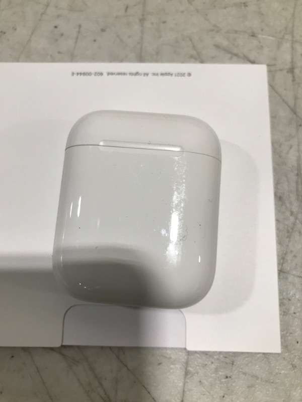 Photo 4 of Apple AirPods (2nd Generation) Wireless Earbuds with Lightning Charging Case Included. Over 24 Hours of Battery Life, Effortless Setup. Bluetooth Headphones for iPhone