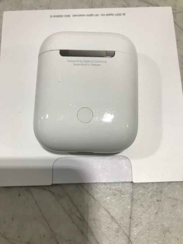Photo 5 of Apple AirPods (2nd Generation) Wireless Earbuds with Lightning Charging Case Included. Over 24 Hours of Battery Life, Effortless Setup. Bluetooth Headphones for iPhone