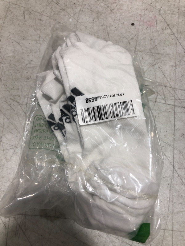 Photo 1 of 3pk white adidas socks