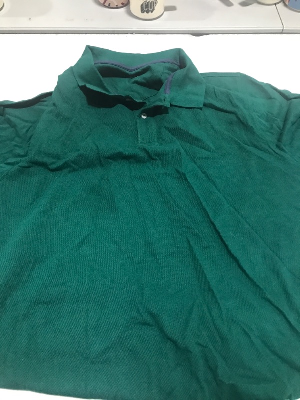 Photo 1 of Amazon Essentials Green Polo Shirt Size 3x