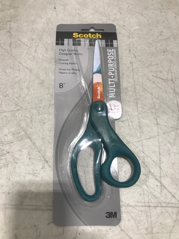 Photo 2 of Scotch 1428-PA 8 in. Designer Multi-Purpose Scissors, Assorted Colors
