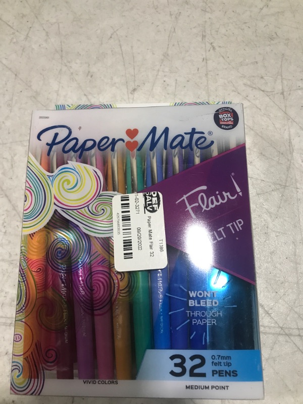 Photo 2 of Paper Mate Flair 32pk Felt Pens 0.7mm Medium Tip Multicolored
