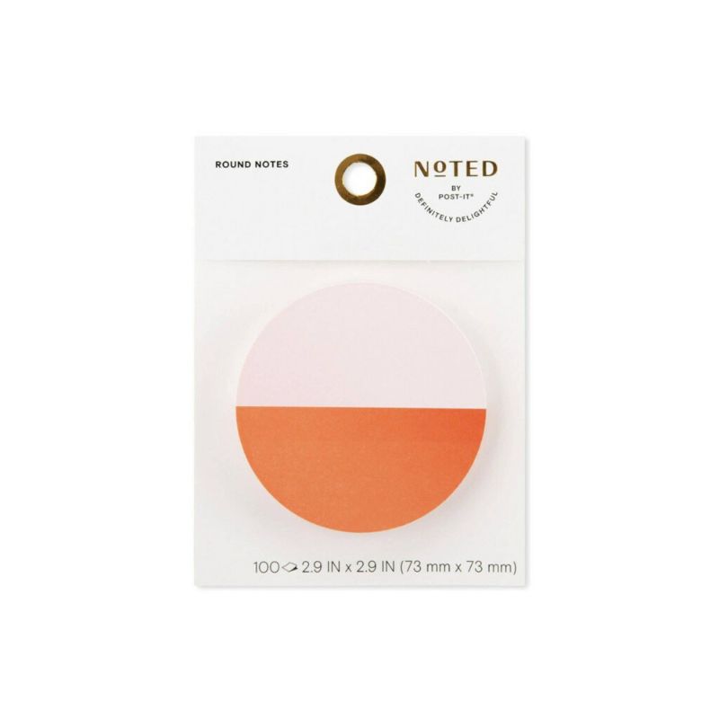 Photo 1 of Post-it Round Notes Duo 2.9"x2.9" - Pink/Orange Set of 6
