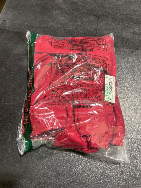 Photo 2 of Amazon Essentials Men's 9" Quick-Dry Swim Trunk X-Large Red