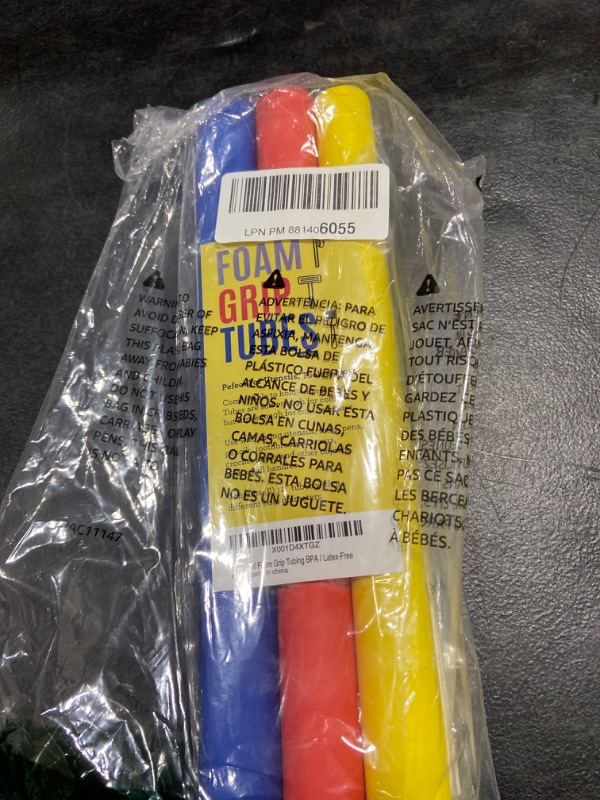 Photo 2 of [6 Pack] Foam Grip Tubing/Foam Tubing - 3 Sizes - Ideal Grip Aid for Utensils, Tools and More - No BPA/Phthalate/Latex