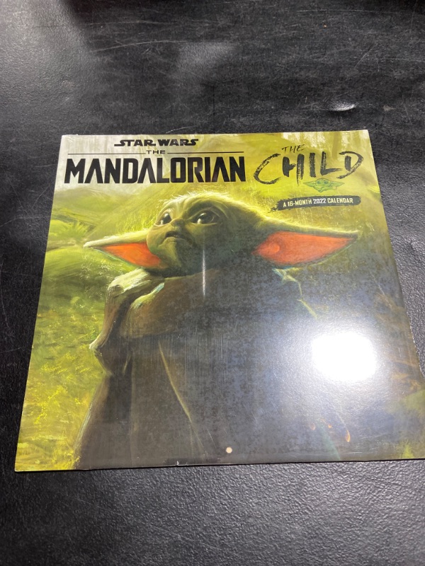 Photo 2 of 2022 Star Wars: The Mandalorian - The Child Wall Calendar