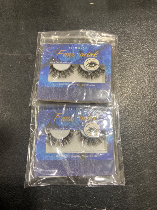 Photo 2 of BEPHOLAN 1 Pairs Faux Mink False Eyelashes (DD7)
PACK OF 2 