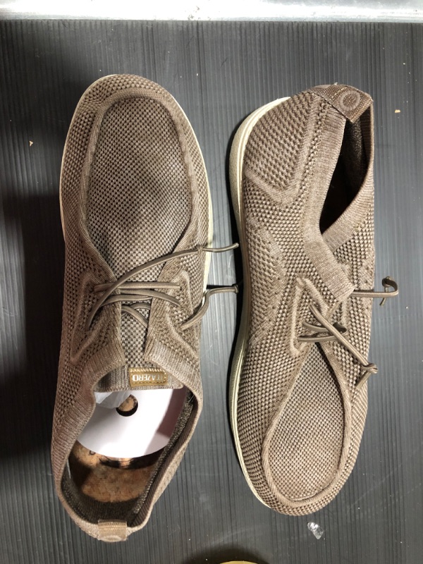 Photo 1 of 1TAZERO Men Slip On Shoes Loafer with Arch Support Insoles,Men Casual Shoes for Plantar Fasciitis 11 X-Wide 01khaki