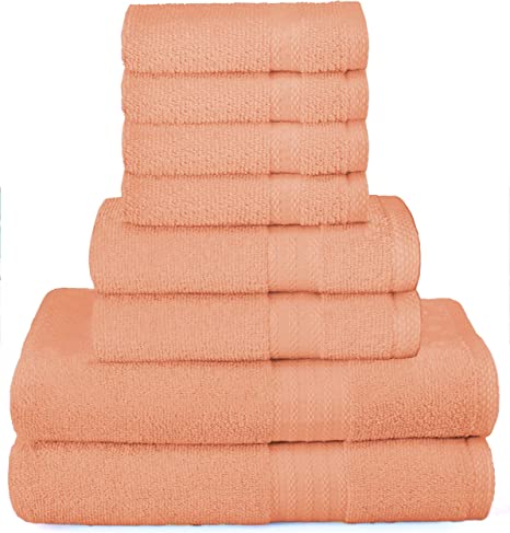 Photo 3 of 
GLAMBURG Ultra Soft Towel Set - 100% Pure Ringspun Cotton, 3 towels