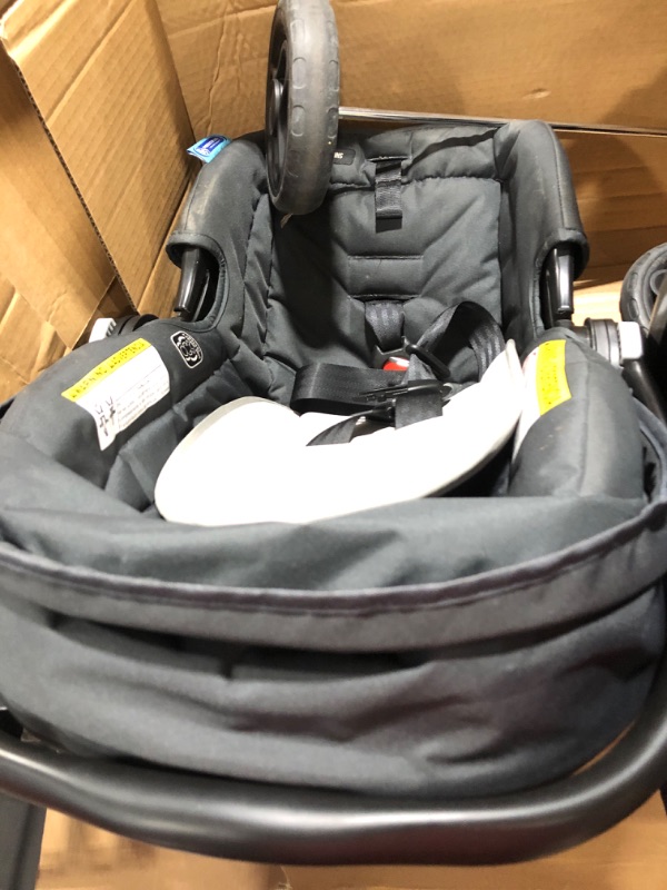 Photo 5 of Graco FastAction SE Travel System | Includes FastAction SE Stroller and SnugRide 30 LX Infant Car Seat, Hilt 2 Piece Set(Pack of 1) FastAction Fold SE Hilt