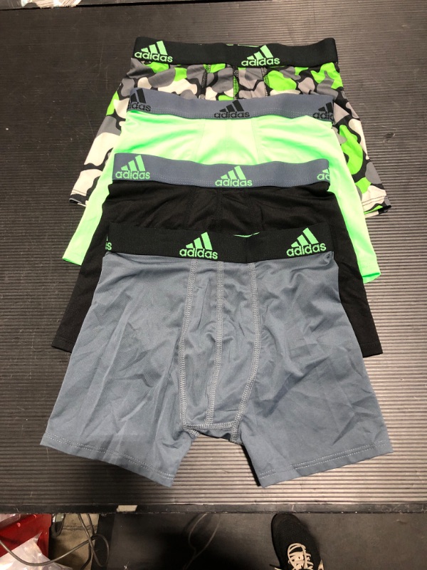 Photo 1 of adidas Kids-Boy's Performance Boxer Briefs Underwear (4-Pack)
