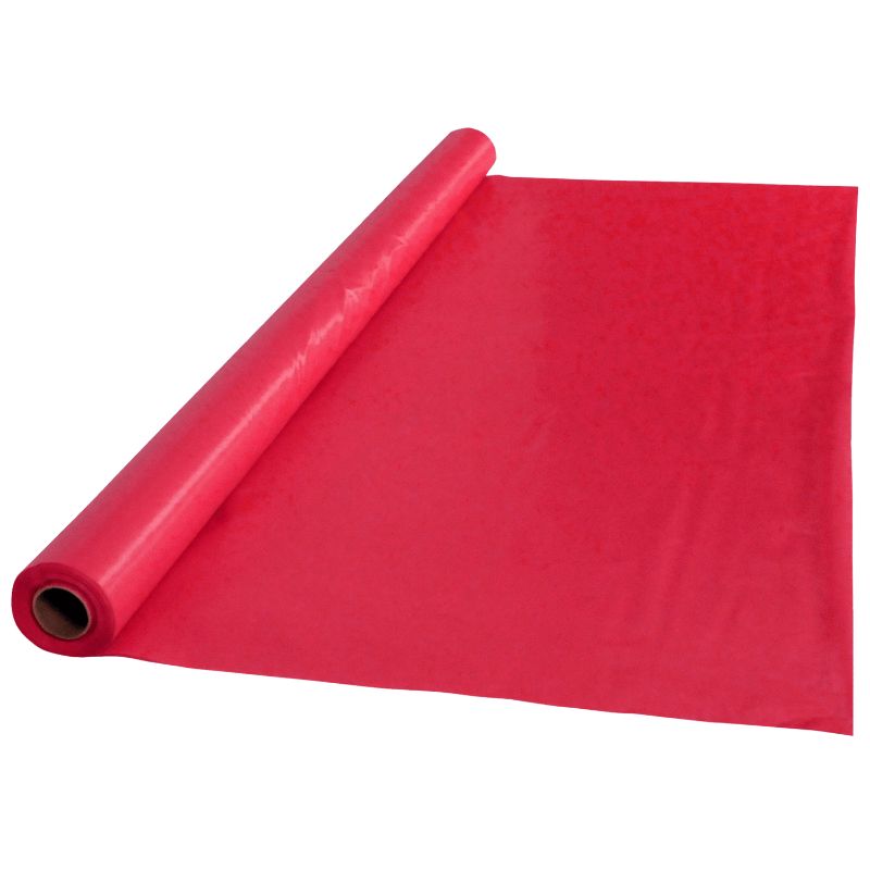 Photo 1 of 40 in x 100 ft Solid Color Plastic Table Roll 1 ct.
