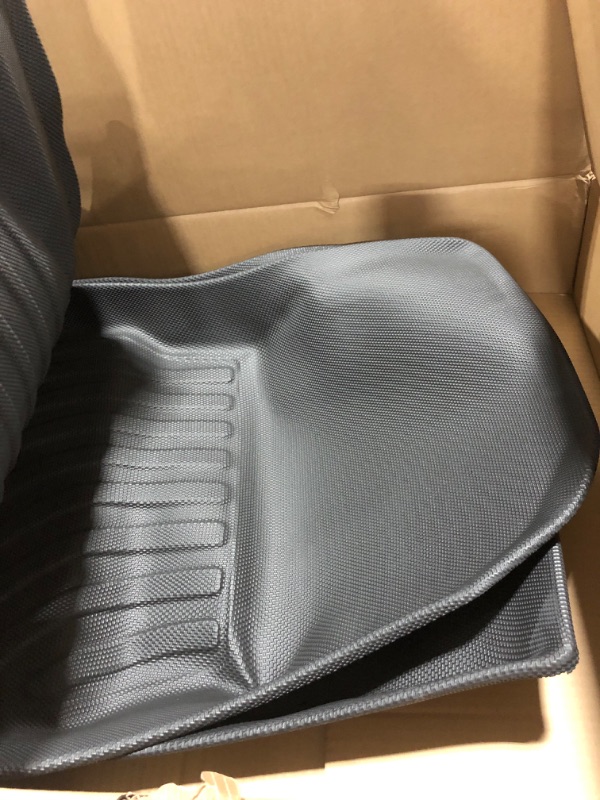Photo 1 of Excel Life All Weather Full Set of TPE Floor Mats and Rear Trunk Cargo Tray for Tesla Model 3 (2020.Aug-2023)- All Versions Flexible & Eco-Friendly Latex Material Waterproof Protection Mat (Set of 6)