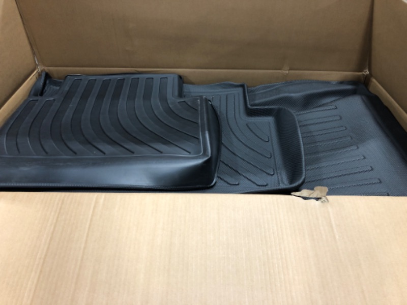 Photo 2 of Excel Life All Weather Full Set of TPE Floor Mats and Rear Trunk Cargo Tray for Tesla Model 3 (2020.Aug-2023)- All Versions Flexible & Eco-Friendly Latex Material Waterproof Protection Mat (Set of 6)
