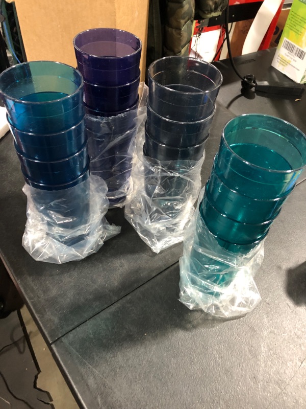 Photo 1 of 12 cups - plastic - reusable 