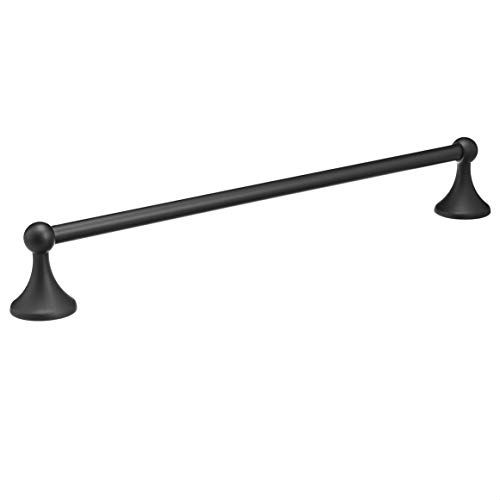 Photo 1 of Amazon Basics Towel Bar - Standard, 18-Inch, Black
