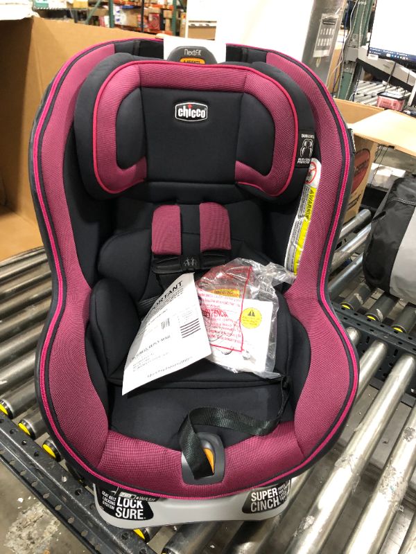 Photo 2 of Chicco NextFit Zip Convertible Car Seat | Rear-Facing Seat for Infants 5-40 lbs. | Forward-Facing Toddler Car Seat 22-65 lbs. | Baby Travel Gear | Vivaci/Pink Vivaci/Pink NextFit Zip