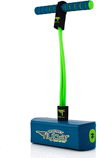 Photo 1 of Flybar My First Foam Pogo Jumper for Kids Fun and Safe Pogo Stick, Durable Foam and Bungee Jumper for Ages 3 and up Toddler Toys, Supports up to 250lbs (Blue)