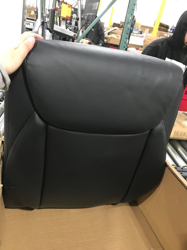 Photo 1 of Amazon Basics Classic Puresoft Padded Mid-Back Office Computer Desk Chair with Armrest - Black
