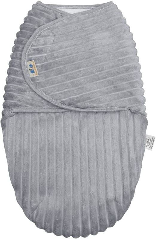 Photo 1 of 3-6 Month Swaddle, Newborn Swaddle, by BlueSnail (S,0-3 Months, Light Gray)