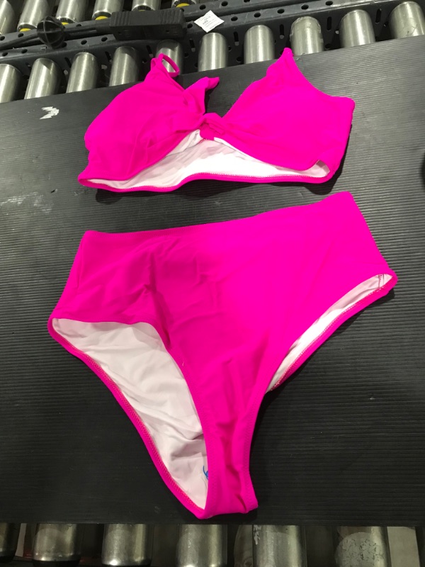 Photo 1 of 2 piece pink women swimsuit L