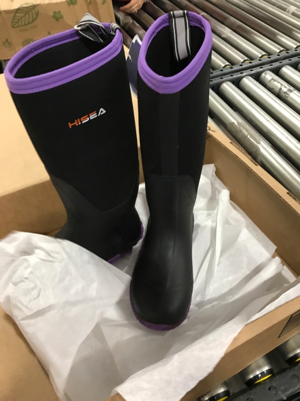 Photo 1 of 8ISEA Outdoor Women Boots Neoprene Rubber Insulated Muck Mud Chore Working Boots SIZE 5
