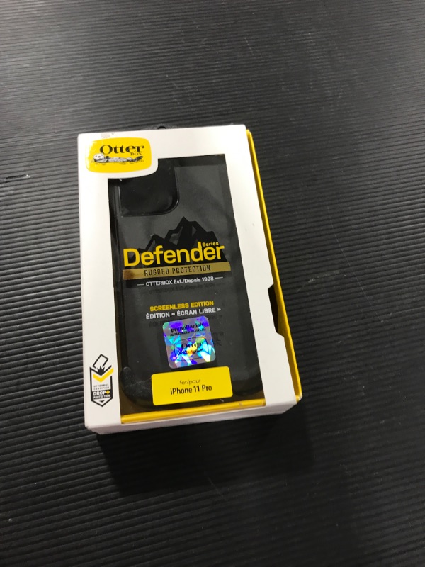 Photo 2 of OtterBox DEFENDER SERIES SCREENLESS EDITION Case for iPhone 11 Pro - BLACK