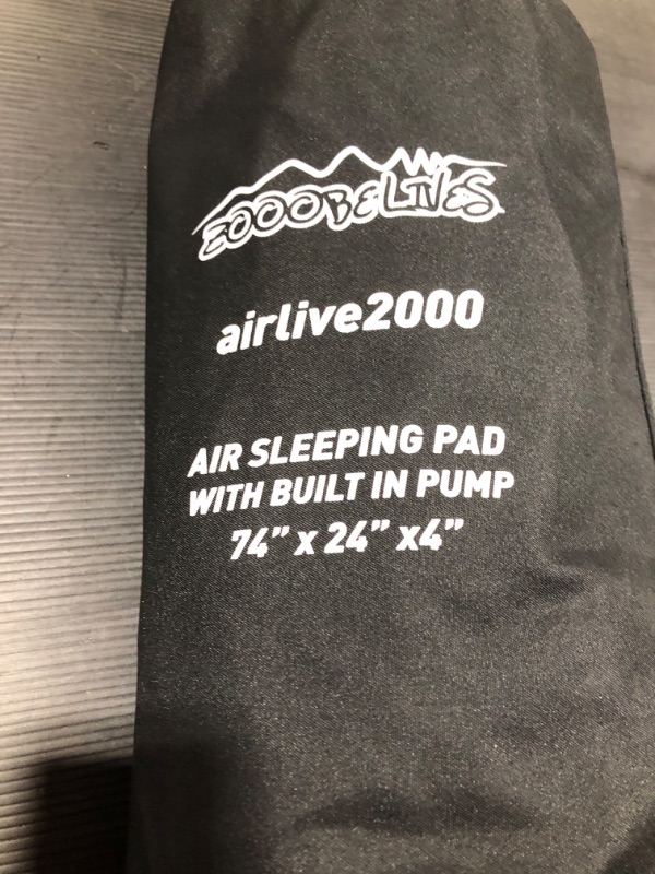 Photo 2 of Air sleeping pad with built in pump