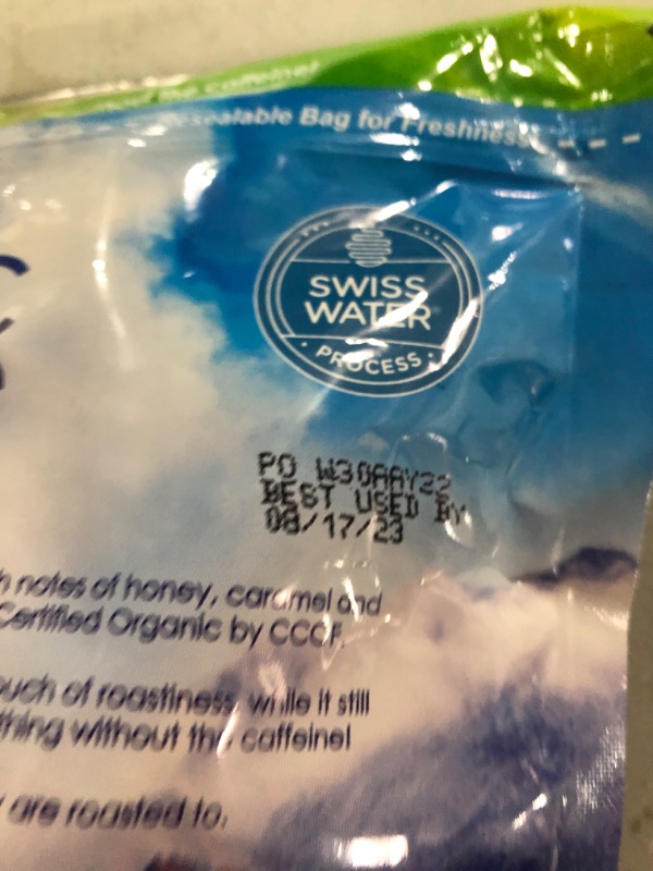 Photo 2 of 2LB Subtle Earth Organic Decaf - Swiss Water Process Decaf - Medium Dark Roast - Whole Bean Coffee - Low Acidity - Organic Certified by CCOF - 2 Pound Bag 