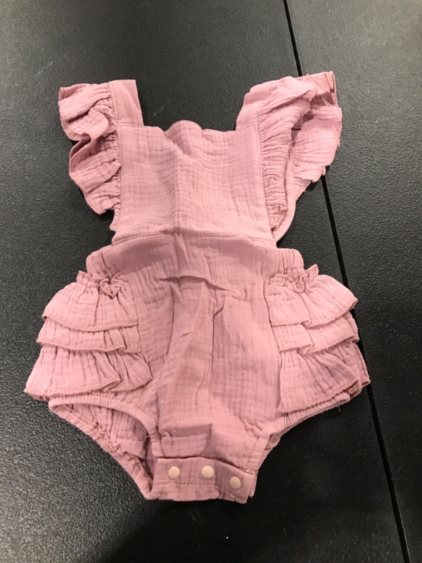 Photo 1 of BABY OVERALLS BLUSH PINK 0-3 MONTHS 