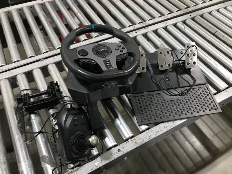 Photo 2 of PXN V9 Gaming Racing Wheel with Pedals and Shifter, Steering Wheel for PC, Xbox One, Xbox Series X/S, PS4, PS3 and Nintendo Switch