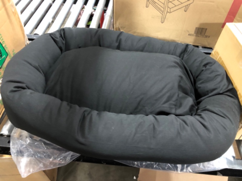Photo 2 of 32 inch Black Bagel Dog Bed By Majestic Pet Products Black 32 in