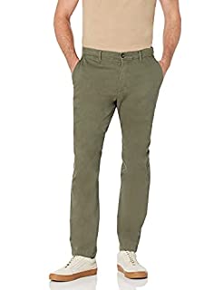 Photo 1 of Amazon Essentials Men's Athletic-Fit Casual Stretch Chino Pant (Available in Big & Tall), Olive, 34W x 31L (B07JHYFSYR)
