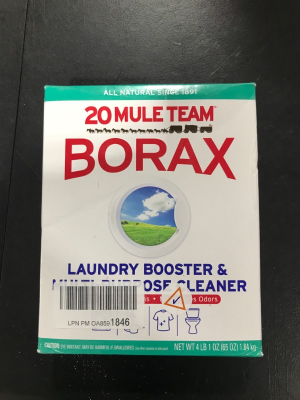 Photo 1 of 20 Mule Team Borax Detergent Booster & Multi-Purpose Household Cleaner - 65.0 Oz
