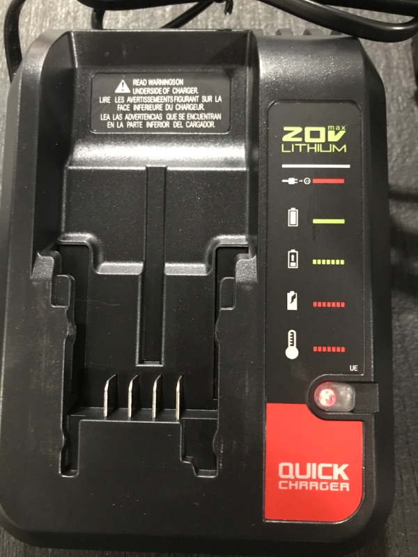 Photo 2 of Biswaye 20V MAX Battery Fast Charger PCC692L Compatible with Porter-Cable 20V MAX Lithium Battery PCC680L PCC681L PCC685LP PCC685L PCC682L PCC601 Compatible with Black & Decker 20V Battery