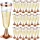 Photo 1 of 50 Pack Rose Gold Plastic Champagne Flutes, 5 Ounces Disposable Plastic Champagne Glasses with Rose Gold Rim for Wedding Engagement Birthday Graduation Anniversary Parties