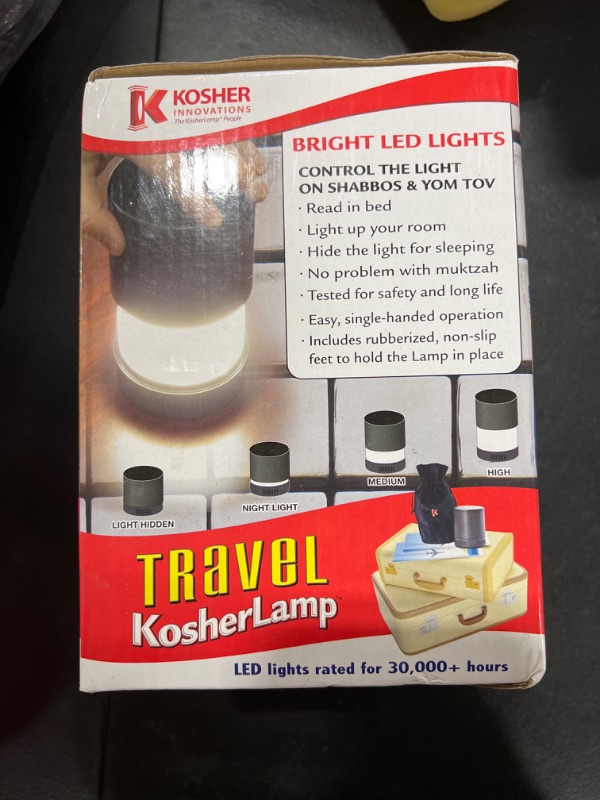 Photo 1 of Kosher Innovations Travel Kosher Lamp (White)