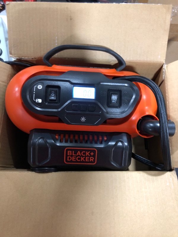 Photo 3 of BLACK+DECKER 20V Lithium Cordless Multi-Purpose Inflator Tool Only, New