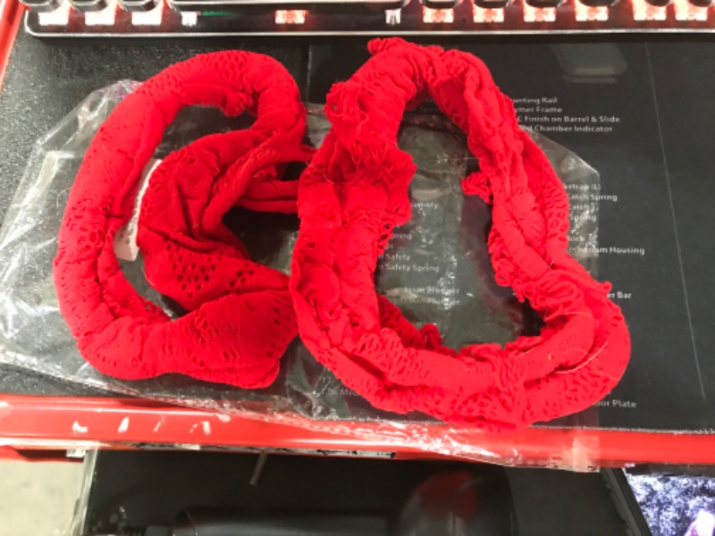 Photo 1 of 2pk red hair scrunchies