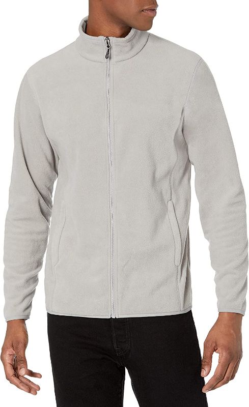 Photo 1 of Amazon Essentials Men's Full-Zip Polar Fleece Jacket SMALL 