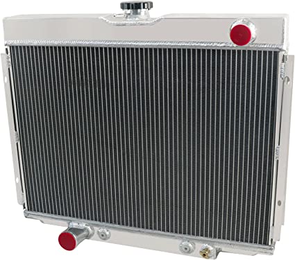 Photo 1 of ALLOYWORKS 3 Rows Aluminum Radiator +Shroud Fan Fits For 1967-1970 Ford Mustang Fairlane Falcon V8
