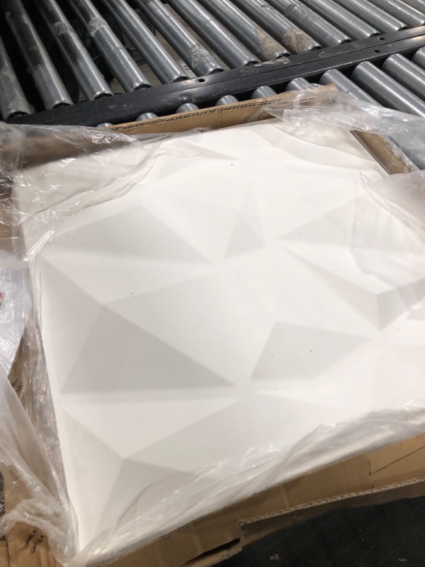 Photo 1 of Art3d Plant Fiber Wall Panel and a Roll of 10FT Nano Double-Sided Heavy Duty Tape
