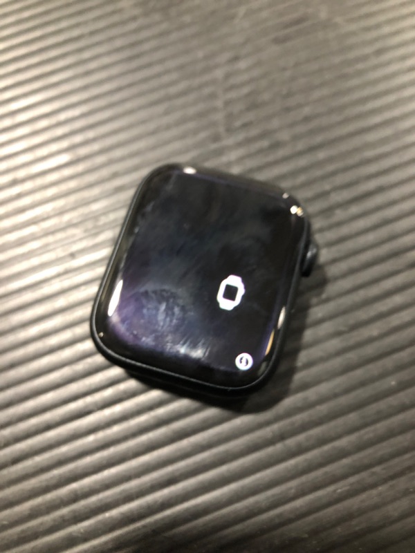 Photo 3 of PLEASE READ - LOCKED TO  ICLOUD ACCOUNT  ---

 Apple Watch Series 7 [GPS 45mm] Smart Watch w/ Midnight Aluminum Case with Midnight Sport Band. Fitness Tracker, Blood Oxygen & ECG Apps, Always-On Retina Display, Water Resistant GPS 45mm Midnight Aluminum C